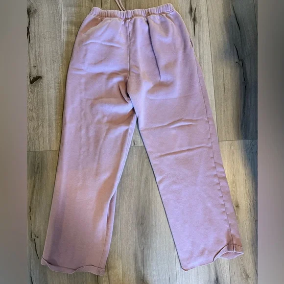 Skims cotton blend fleece classic straight leg sweatpants in dusk - Picture 7 of 10